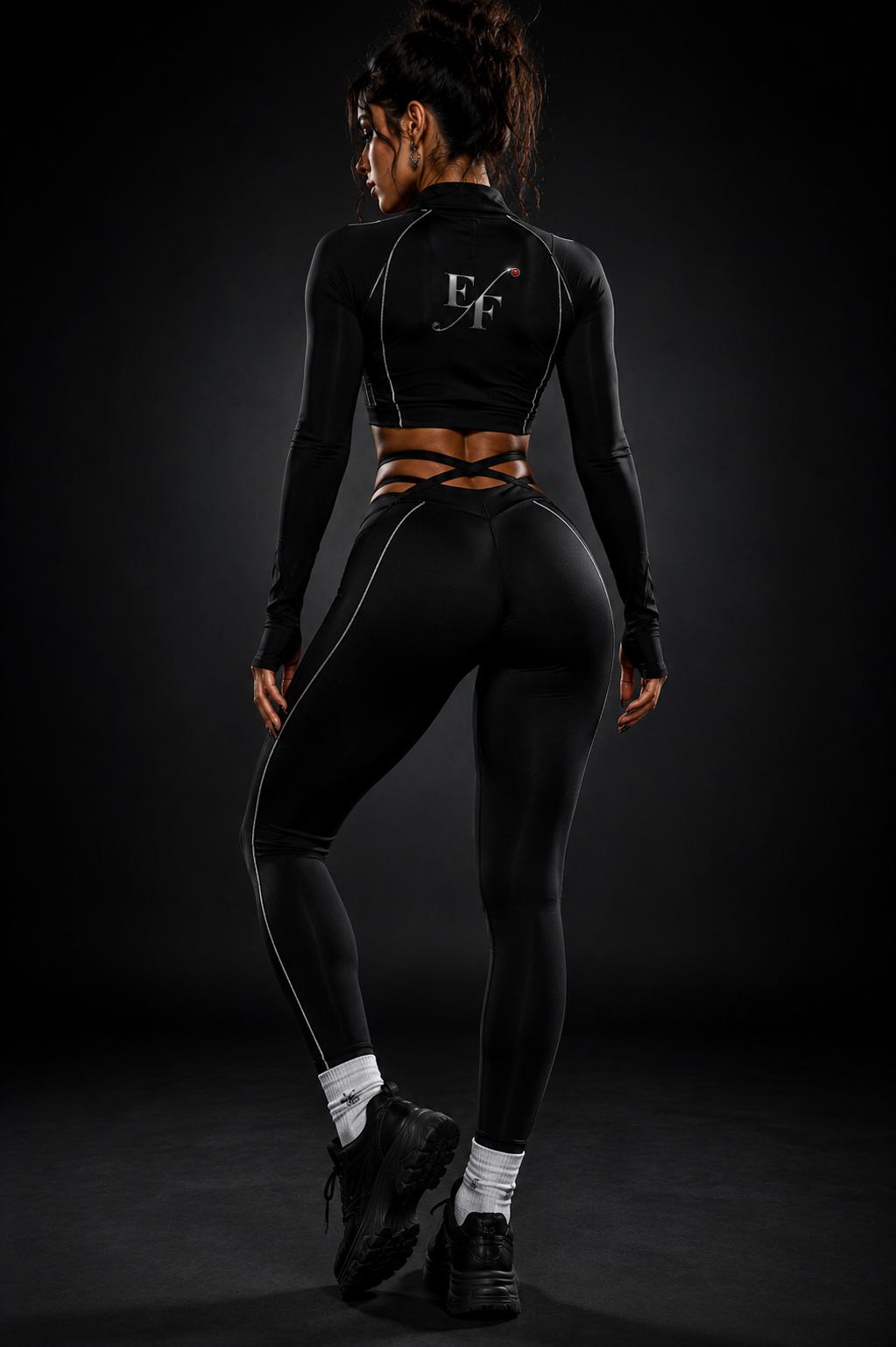Conjunto deportivo Signature Black EF™
